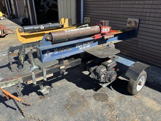 Wood splitter rental