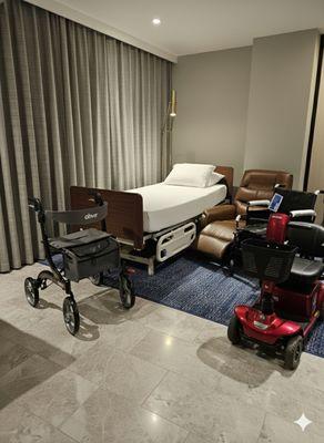 Hospital bed, Lift chairs, Mobility Scooters and wheelchair are available for Rent and Sale.