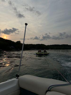 Tubing Sunset