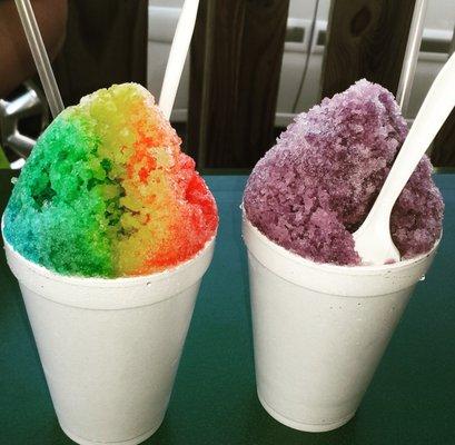 Rainbow and king cake