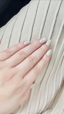 Last minute slot, and pleased with end result Nails by funny Mr. Johnny! Toes by lovely Kim