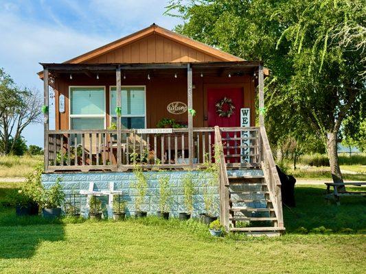 Resident's paying their respects in memory of Camp Mystic