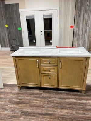Vanity - 2 sinks and countertop is included