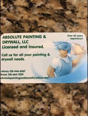 Absolute Painting & Drywall