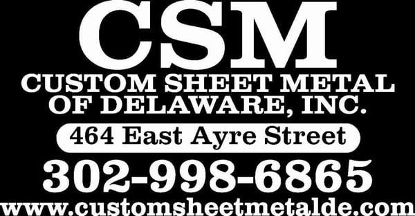 Custom Sheet Metal Of Delaware