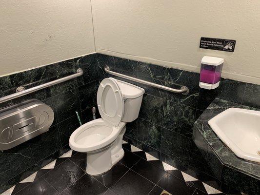 Cleanest gas station restroom ever !