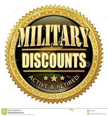 10% military discount, Verification please
