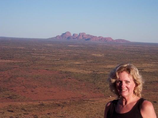 Julie Garcia - Australia Specialist - Kata Juta In the distance - "The Olga's" near Ayers Rock.