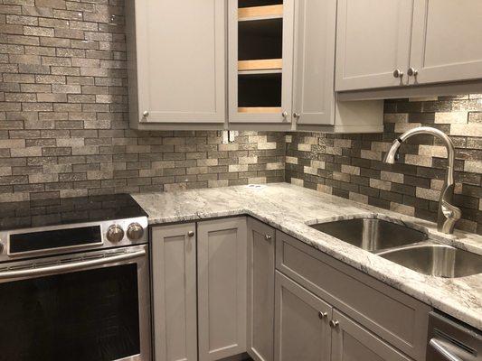 This is one of our all kitchens we have remodeled to a more satisfying and unique experience for our customers.