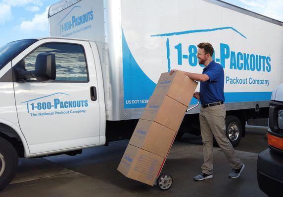 1-800-Packouts safely packs, moves & stores your belongings after disaster, treating every item with care & professionalism.