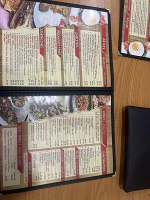 Updated menu 2025