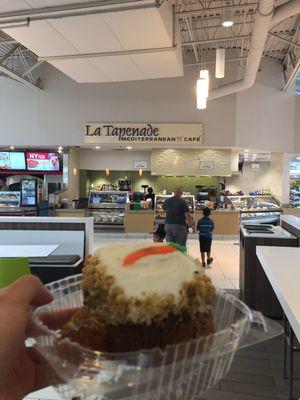 old carrot cake muffin.