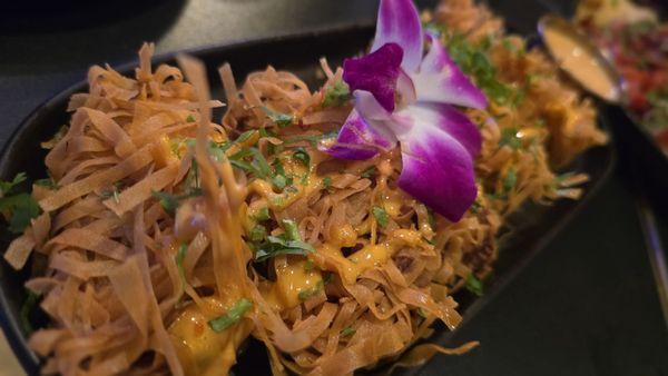 Crispy chicken kebab