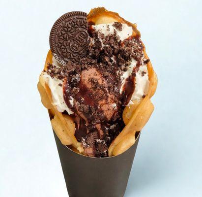 Cookies n Cream bubble Waffle