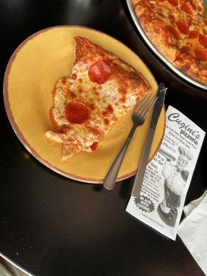 Pepperoni with extra cheese