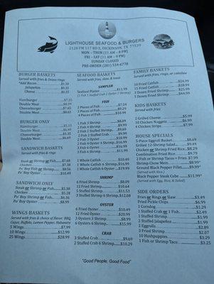 Lighthouse Seafood Restaurant