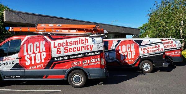 Sonoma County's #1 Mobile Locksmith. We have added services to help make your home and business more secure. See us at www.lockstop.biz