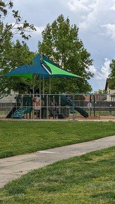 The playground is finally fixed