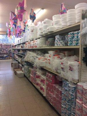 Lots of party essentials