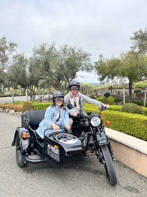 Before embarking on our side car adventure