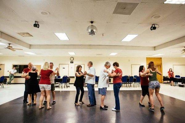Ball room dancing class for veterans that was held in our Main Hall. For more info on our Hall Rentals visit https://caryvfw7383.org/hallren