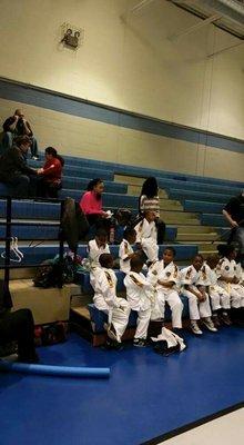 Kids getting ready to demo at The 2015 "Guardians Circle Expo"