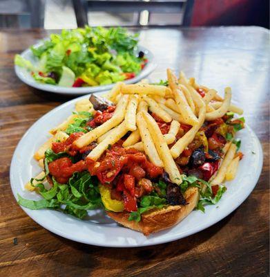 Atlantic Ave vegan bomb sub