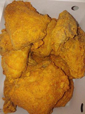 Fresh to order fried chicken.