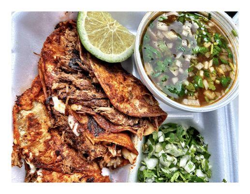 La Piri! My New Favorite! Quesabirria! (3 for 12.99$) Fresh & Pretty Good !..Great Food! Great Service! Dine In Take Out Delivery ! Cool!