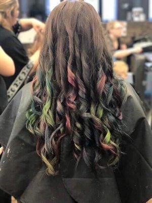 Hand Painted Oil Slick!