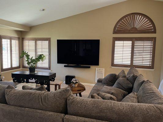 Beautiful wood shutters