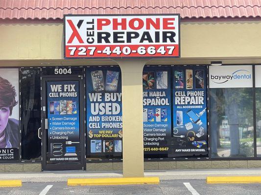 Xcell wireless repairs storefront