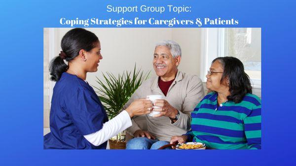 Monthly support groups run by our Chaplin help caregivers and patients alike with important information and strategies.