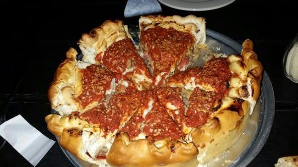 Cheese not real was not hot in the middle