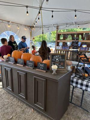 Pumpkin shop - snacks sold here too