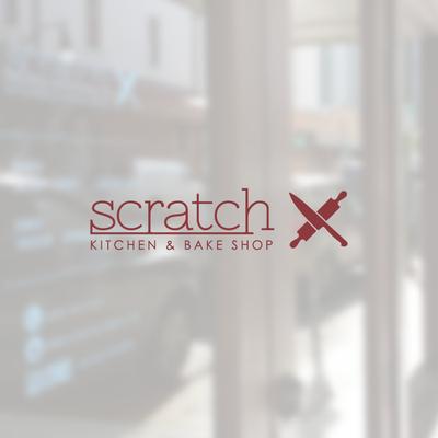 Logo and Signage for Scratch Kitchen & Bake Shop in Chinatown, Honolulu