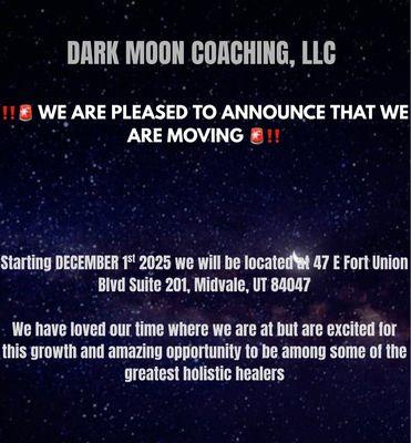 We have officially moved!