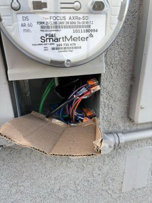 Missing panel Victor took