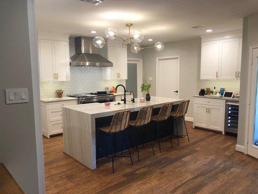 Kitchen cabinets/island painting