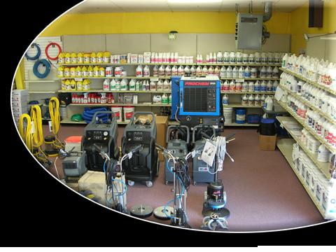 Here is some of the carpet cleaning supplies that we have in our Nipomo branch,