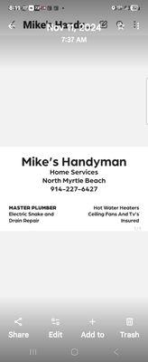 Mike's Handyman Home Services