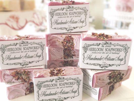 Mother's Day gift idea: Handmade Artisan Bath & Body products from Heirloom Soapworks