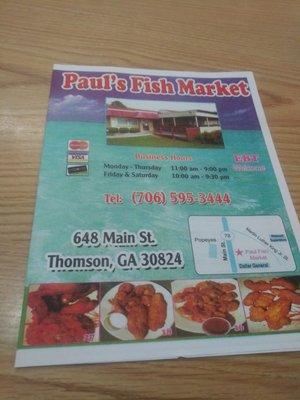 Fresh cooked food