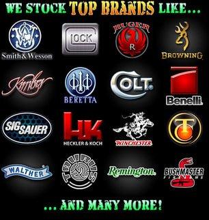 Dealer for all major brands of firearms.