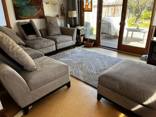 Post cleaning - drying couch and rug