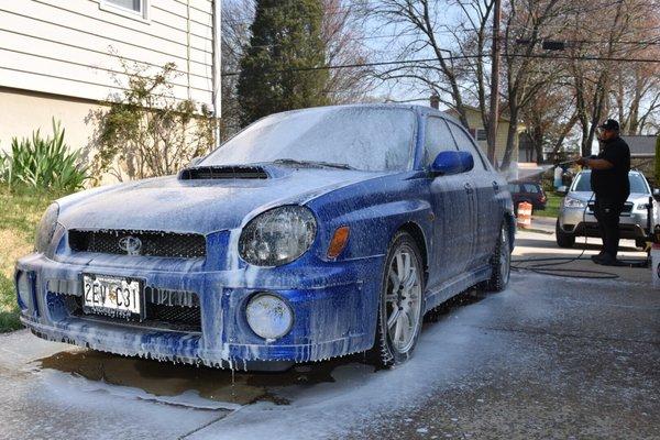 Customers wrx. Foam wash