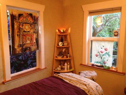 Natural Flow Massage treatment room