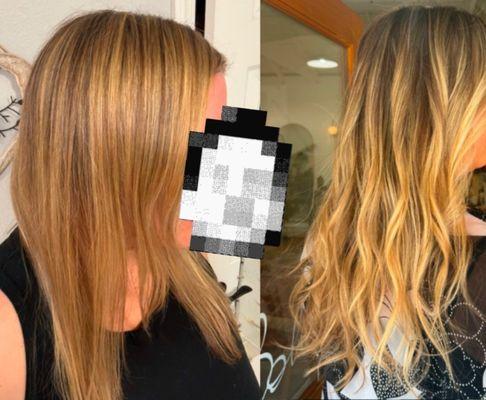 The color I got (left) and was not corrected to vs what I always ask for and would received.