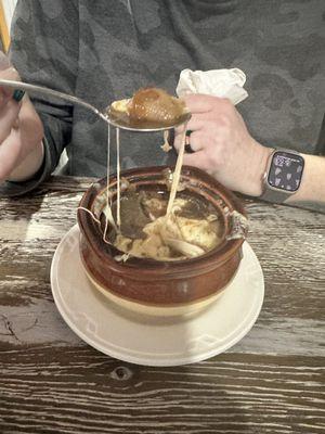 French onion soup crock