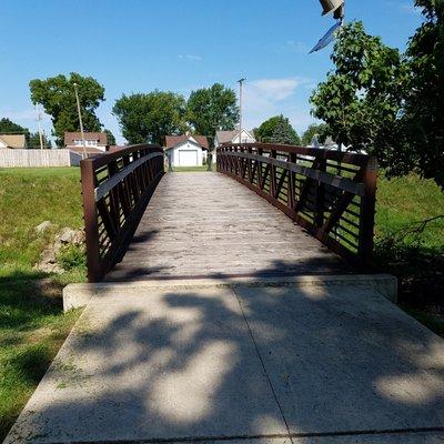 Bridge to future Central Park that is awaiting development